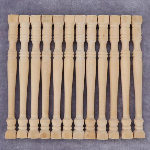 3 X 4x 1:12 Balaustrada De Escalera De Casa De Muñecas Para