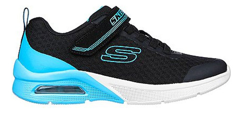 Tenis Niña Skechers Microspec Max- Negro-azul