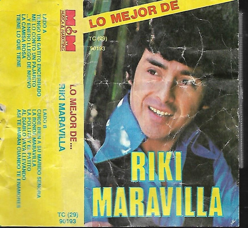 Riki Maravilla Album Lo Mejor De Sello M&m Cassette