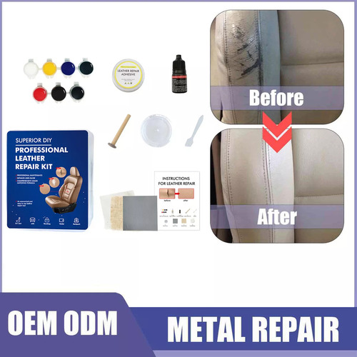 Kit Para Reparo De Arranhões E Rachaduras Em Couro