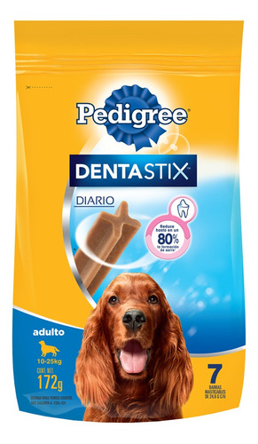 Imagen 3 de 5 de Pedigree Dentastix Snack Adultos Raza Mediana/grande X 7u