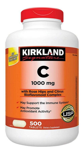Kirkland Vitamina C 1000mg 500 