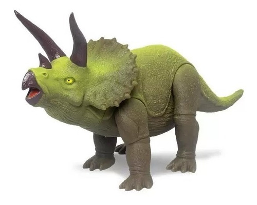 Dinossauro Triceratops Jurassic Mielle Verde Gigante 50 Cms