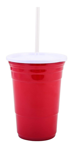Red Cup Living Reusable Red Plastic Cups 24 Onzas Party Cups