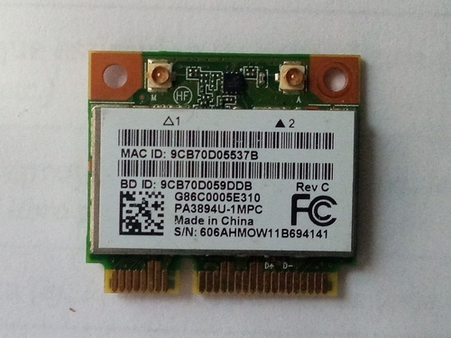 Tarjeta Wifi Toshiba Satélite L735