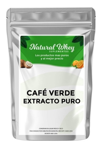 Café Verde Extracto Puro En Polvo 100 Gr