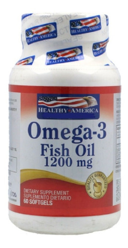 Omega 3 Fish Oil 1200mg 60soft - Unidad a $682