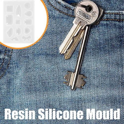 Moldes De Resina Para Joyería Molde Colgante De Silicona Mol
