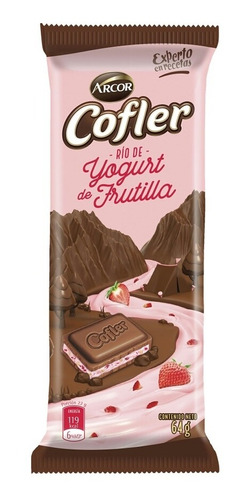 Chocolate Cofler Yogurt + Frutilla X 64g Fiestissima Liniers