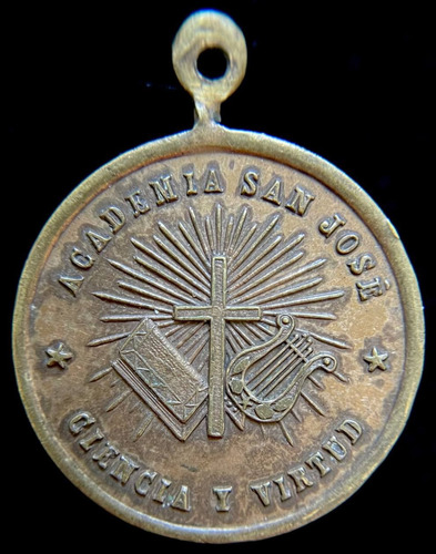 Medalla Argentina. Academia San Jose, 25º Aniversario, 1893