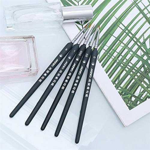 Set Pinceles Profesionales Pintura Punta Fina