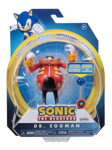 Sonic Hedgehog - Personaje Dr. Eggman 10cm 