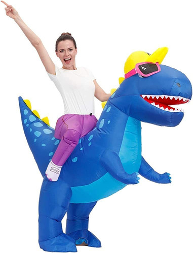 Disfraz Inflable Para Adultos, Disfraz De Dinosaurio In...