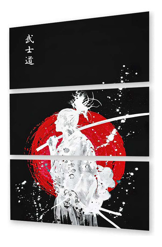 Cuadro Trip 60x90 Samurai Legendario Japon Katana Espada P3