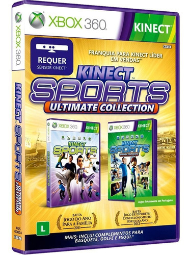 Kinect Sports Ultimate Collection Xbox 360 2 Discos Lacrado