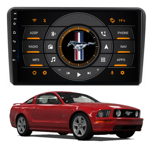 Estereo De Pantalla Ford Mustang 2008 Android Auto Carplay