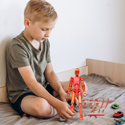Figura Acción T13,juguetes Robot Multiarticulado Impreso3d