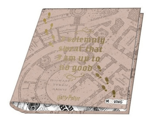 Carpeta Escolar N3 3 Anillos 40cm Harry Potter Mooving