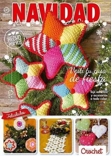 Revista Tejido De Crochet Navidad Vestí Tu Casa - Arcadia 