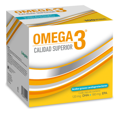 Omega 3 Roemmers® X 100 Cápsulas | Dha + Epa