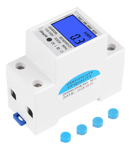 Medidor De Energía Dds528l Lcd Retroiluminación Din 5 32a