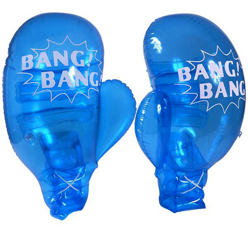 3 Pares De Guantes De Box Inflables Peleas Fiesta