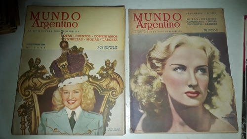 Revistas Mundo Argentino. 