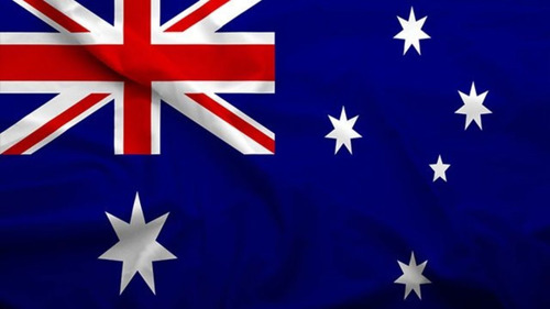 Bandeira Austrália 1,50x0,90mt Dupla Face - Imediato