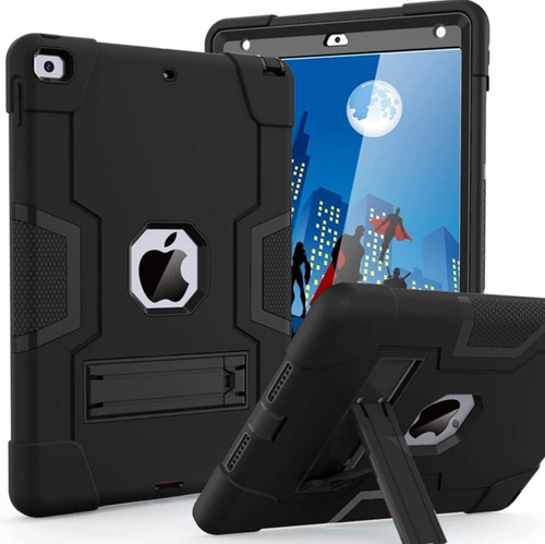 Carcasa Reforzada Antigolpes + Lámina Para iPad 9.7 5ta/6ta 