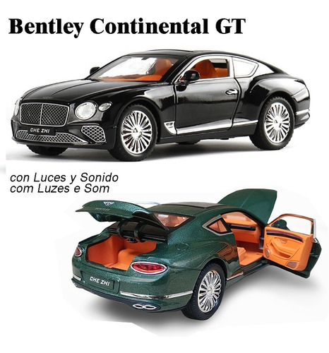 Rápidos Y Furiosos Bentley Continental Gt 1/24 Miniatura [u]