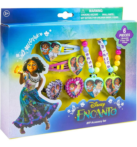 Luv Her Encanto Girls Bff 6 Piece Toy Jewelry Box Set Con 2 