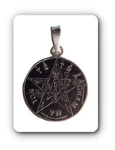 Dije De Tetragramaton Plata Ley + Caucho