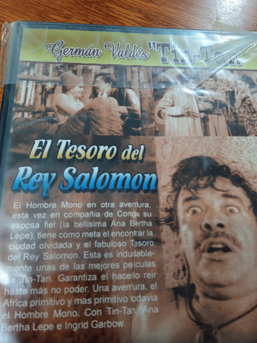 El Tesoro Del Rey Salomón Película Dvd (Usado)