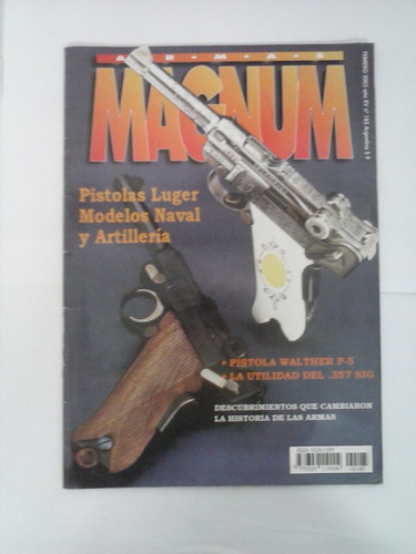 Revista Magnum185 Pistolas Luger Naval Y Artilleria