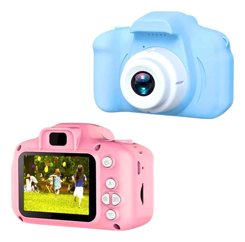 Mini Cámara Digital Para Niños Fotos Videos Memoria Sd Usb