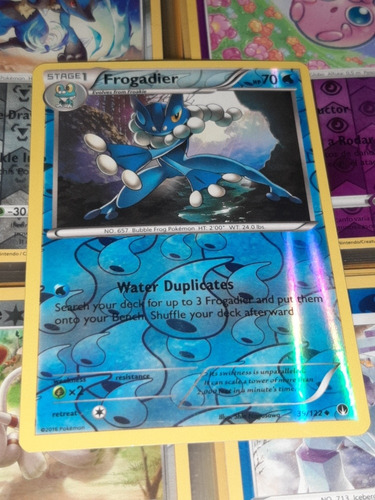Frogadier 39/122 De Pokemon Tcg,reverse. (Usado)