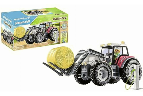 Playmobil Country 71305 Tractor Grande Con Accesorios,
