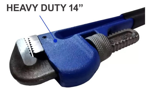 Imagem 4 de 6 de 3 Chave Grifo 14 Pol Heavy Duty Industrial Para Tubo Pesado