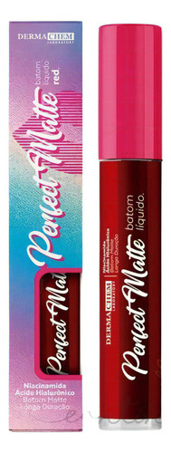 Batom Liquido Perfect Matte Red Killing Longa Duração Cor Vermelho