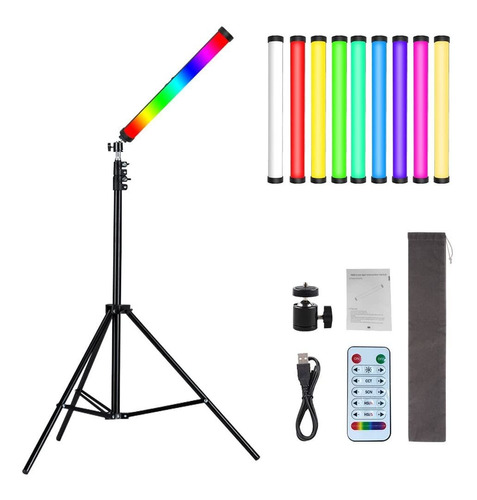 Varita Rgb Portátil De Luz Led Para Fotografía Y Vídeos En T