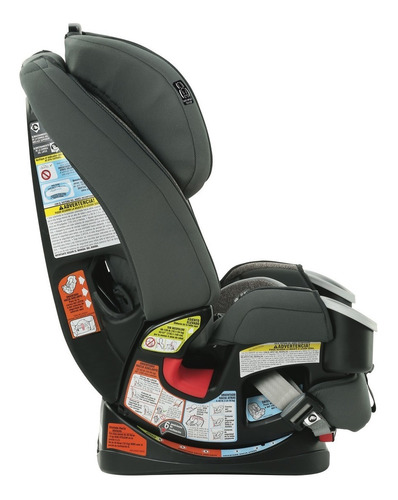 Imagen 9 de 10 de Silla Para Carro Bebe Graco 4ever De 0 Meses /10 Años Isofix