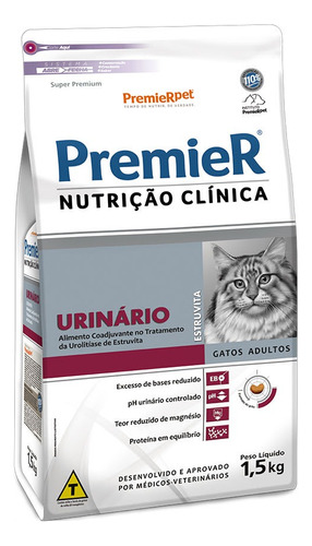 Premier Nutrición Clínica Para Gatos Urinario 1.5kg