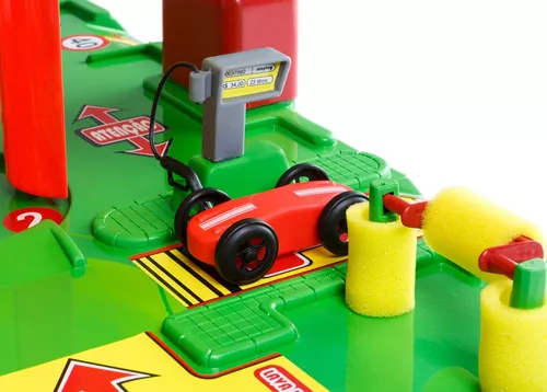 Pista Posto Gasolina Para Carrinhos Garagem Brinquedo Infantil