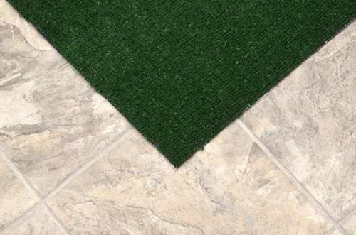 Alfombra De Césped Artificial Rectangular 183 X 274 Cm Verde