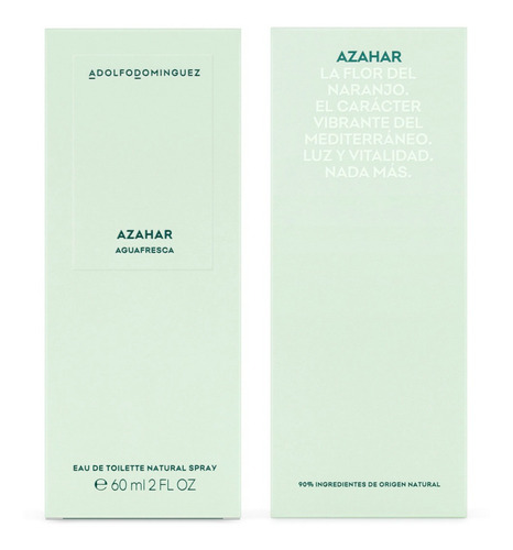 Imagen 4 de 7 de Adolfo Dominguez Agua Fresca de Azahar EDT 60 ml para mujer