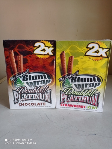 Imagen 4 de 5 de Envoltura De Tabaco Para Liar Blunt Wrap X 2 Unid