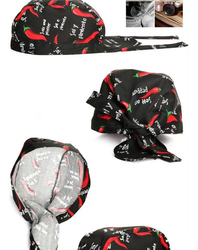 3 Gorros De Chef, Pañuelo Para La Cabeza, Gorros De