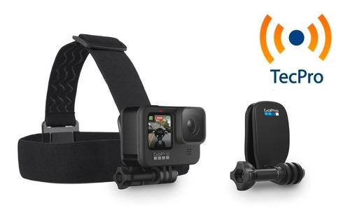 Gopro Head Strap + Quickclip Go Pro Correa De Cabeza Tec-pro