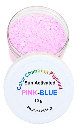 Pigmento Polvo Fotocromatico Activao Sol Color Rosa Cuando