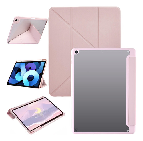 Funda Compatible Con 10.2 iPad 9/8/7gen 2021/2020/2019 Rosa